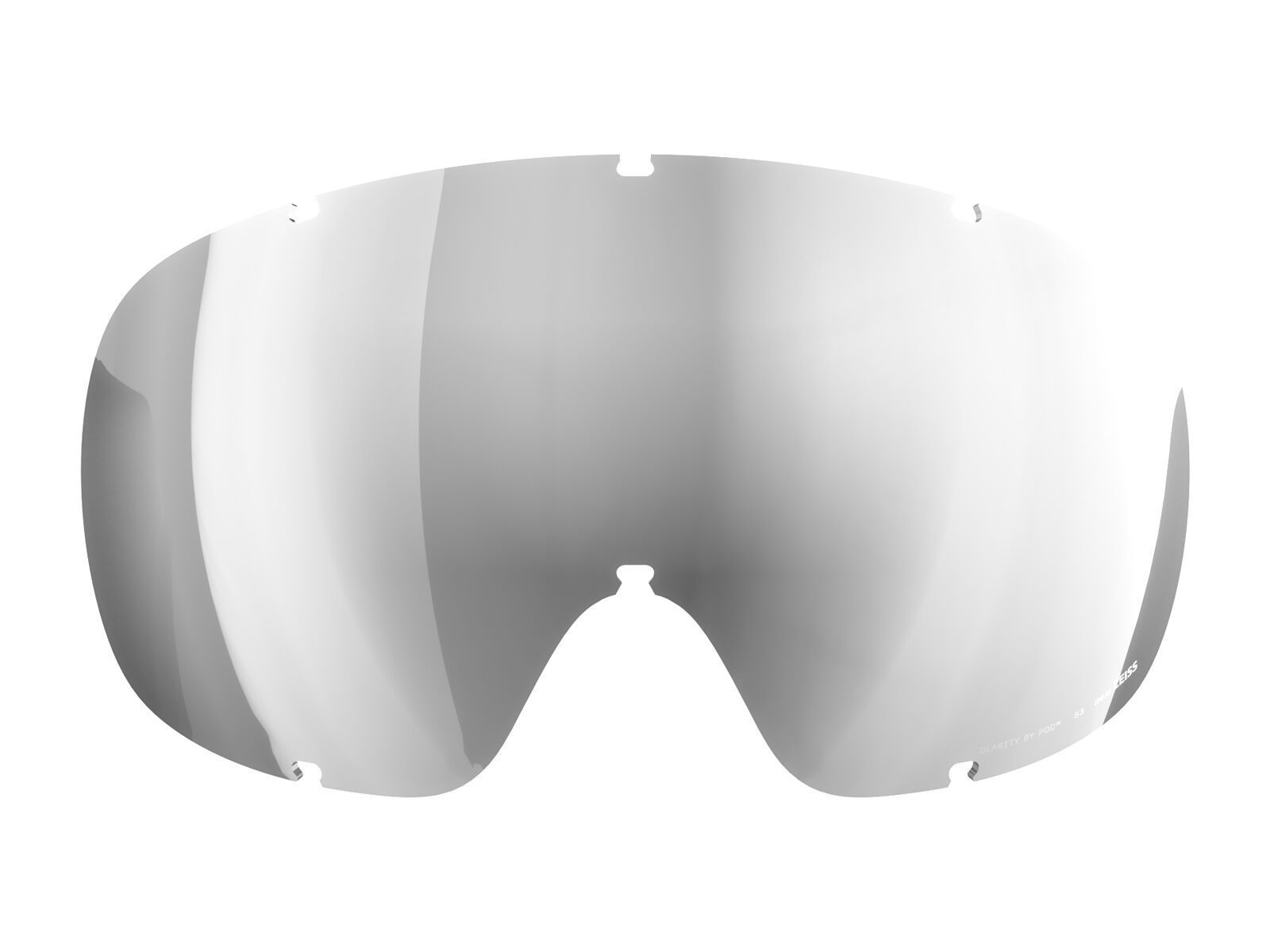 POC Fovea Mid/Fovea Mid Race Lens, Clarity Hi. Int./Sunny Silver - Bild 1