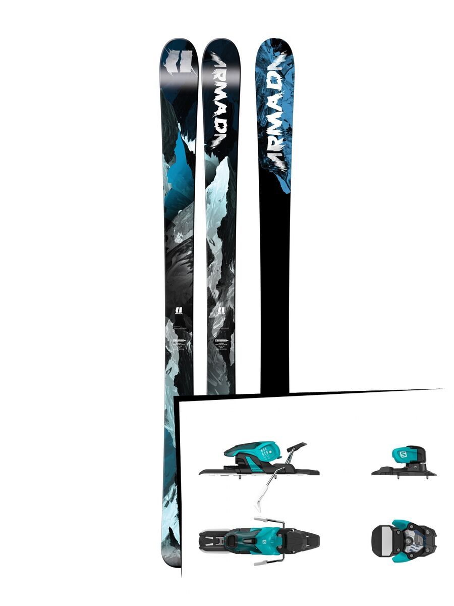 Set: Armada Invictus 95 2017 + Salomon Warden 11 (1706226) - Bild 1