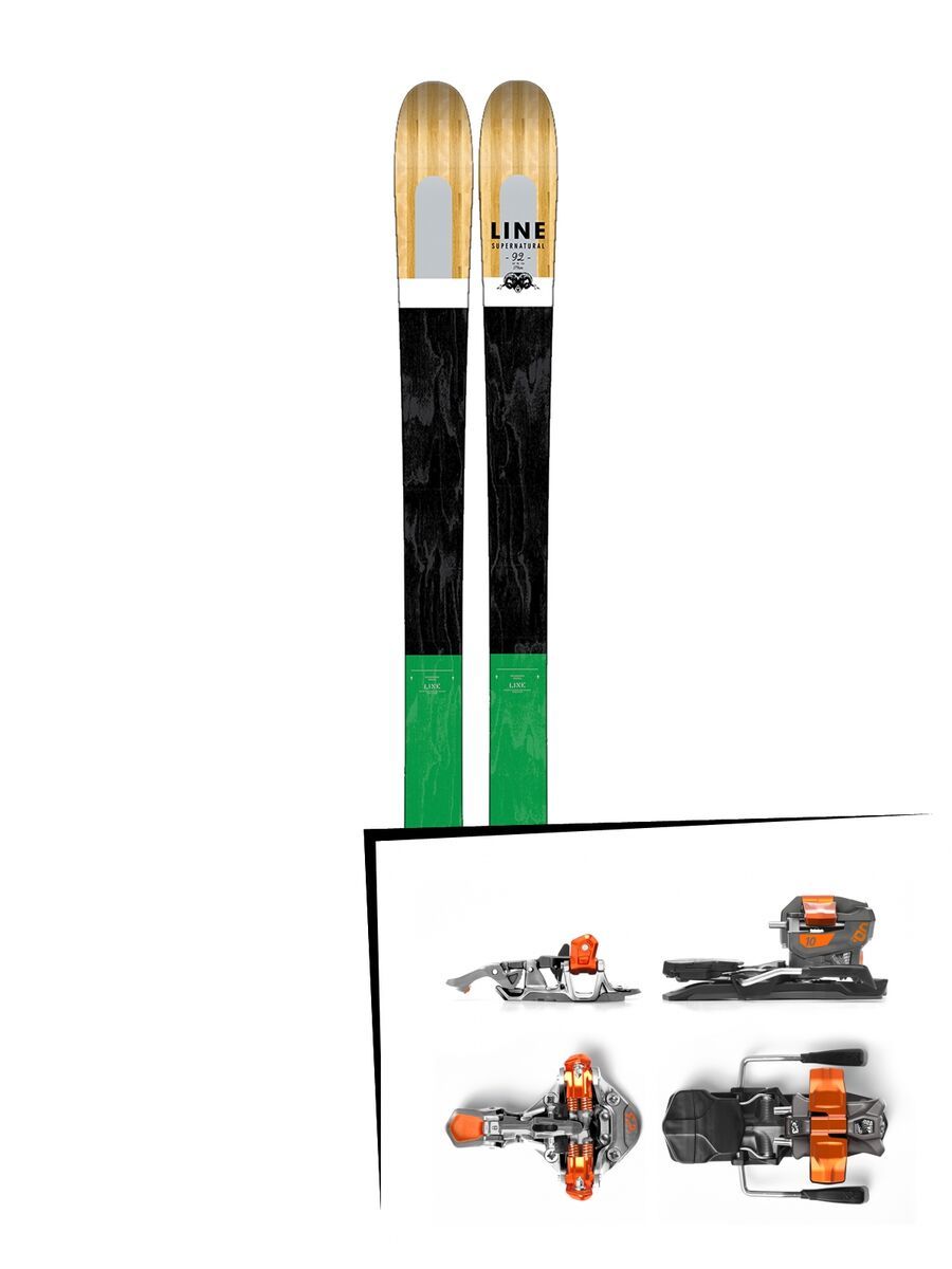 Set: Line Supernatural 92 2017 + G3 Ion 10 100 mm 2017 - Skiset - Bild 1