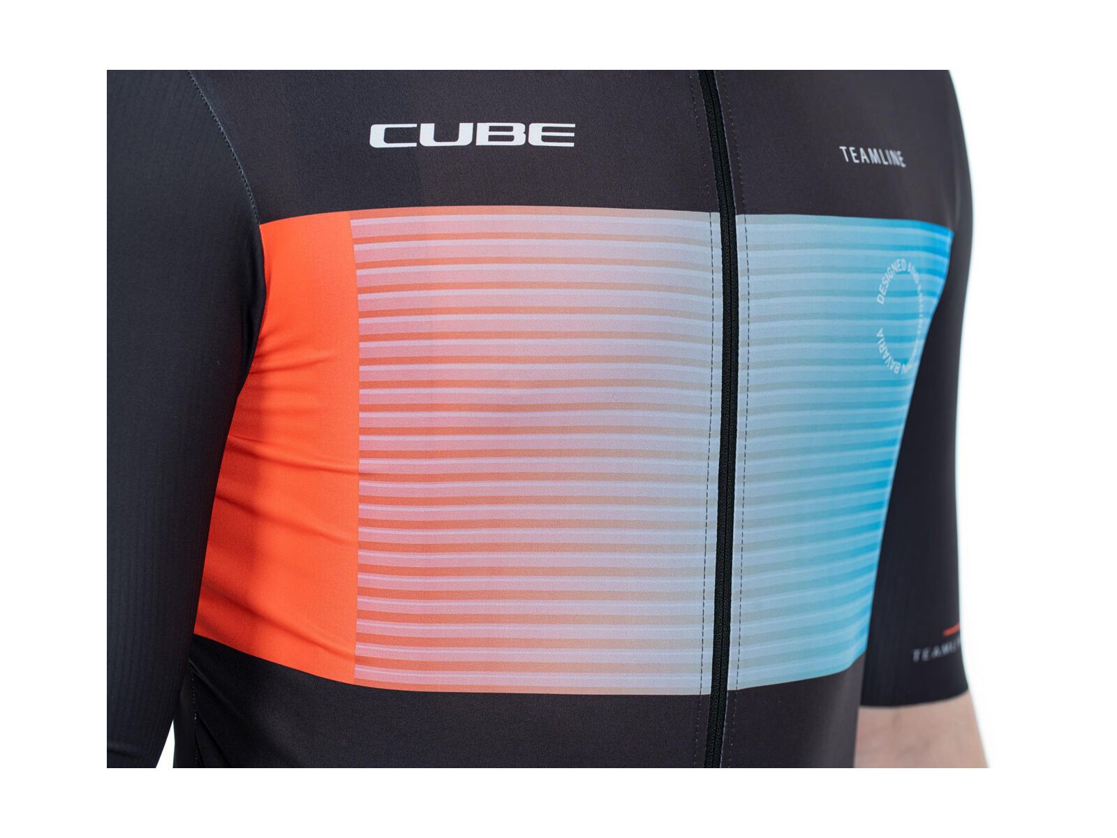 Cube Vertex Trikot kurzarm, black´n´blue´n´red - Bild 5