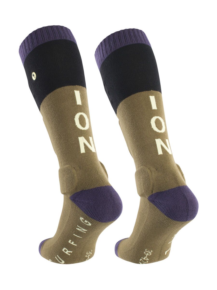 ION Shin Pads BD-Sock, dark-mud - Bild 2