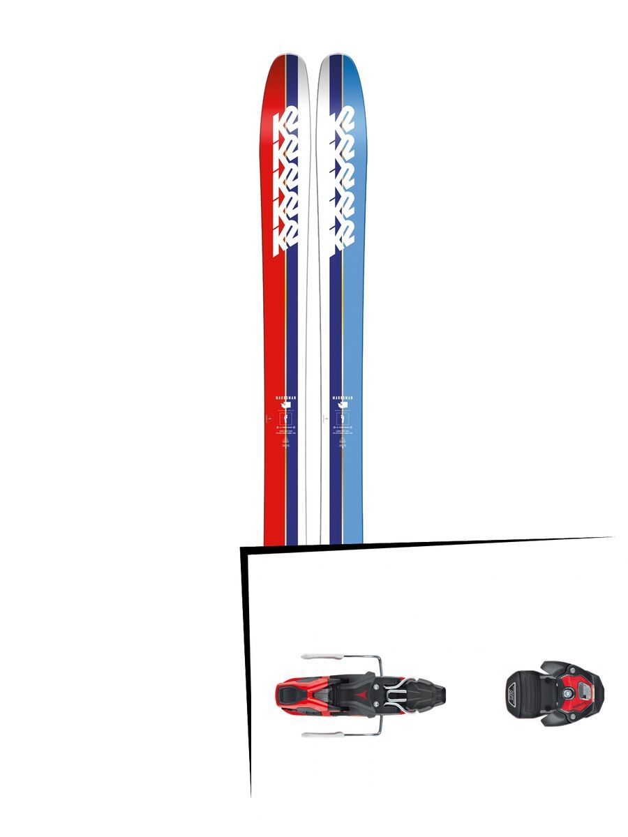 Set: K2 SKI Marksman 2019 + Atomic Warden MNC 11 black/red - Bild 1