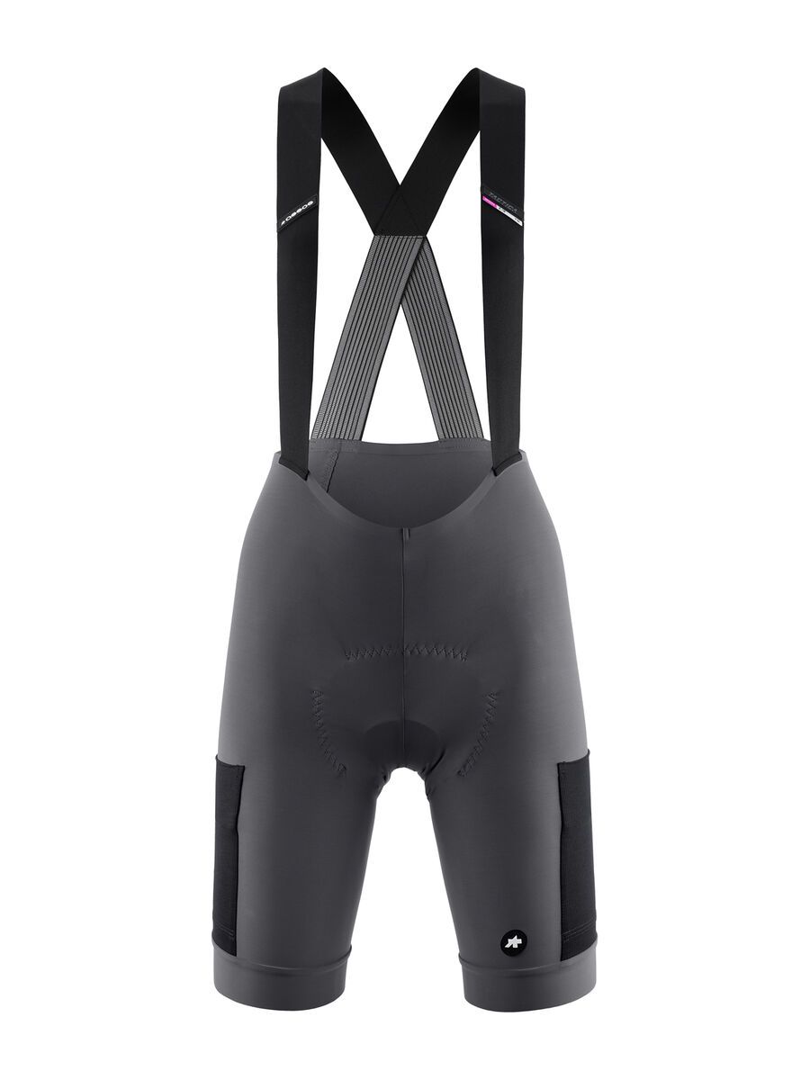 Assos Tactica Kieskäfer Women's Gravel Bib Shorts T5, robust grey - Bild 1