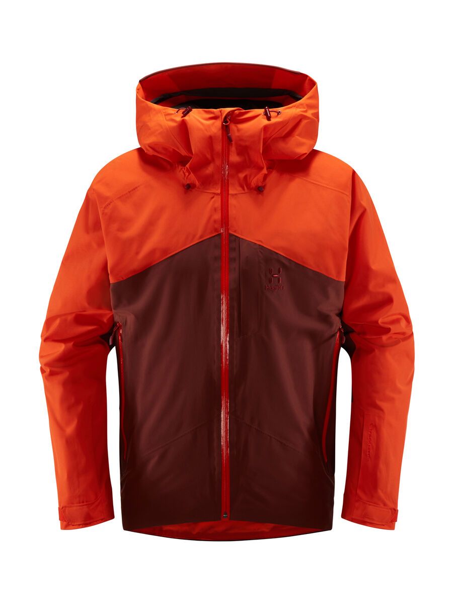 Haglöfs Niva Insulated Jacket Men, habanero/maroon red  | Bild 1