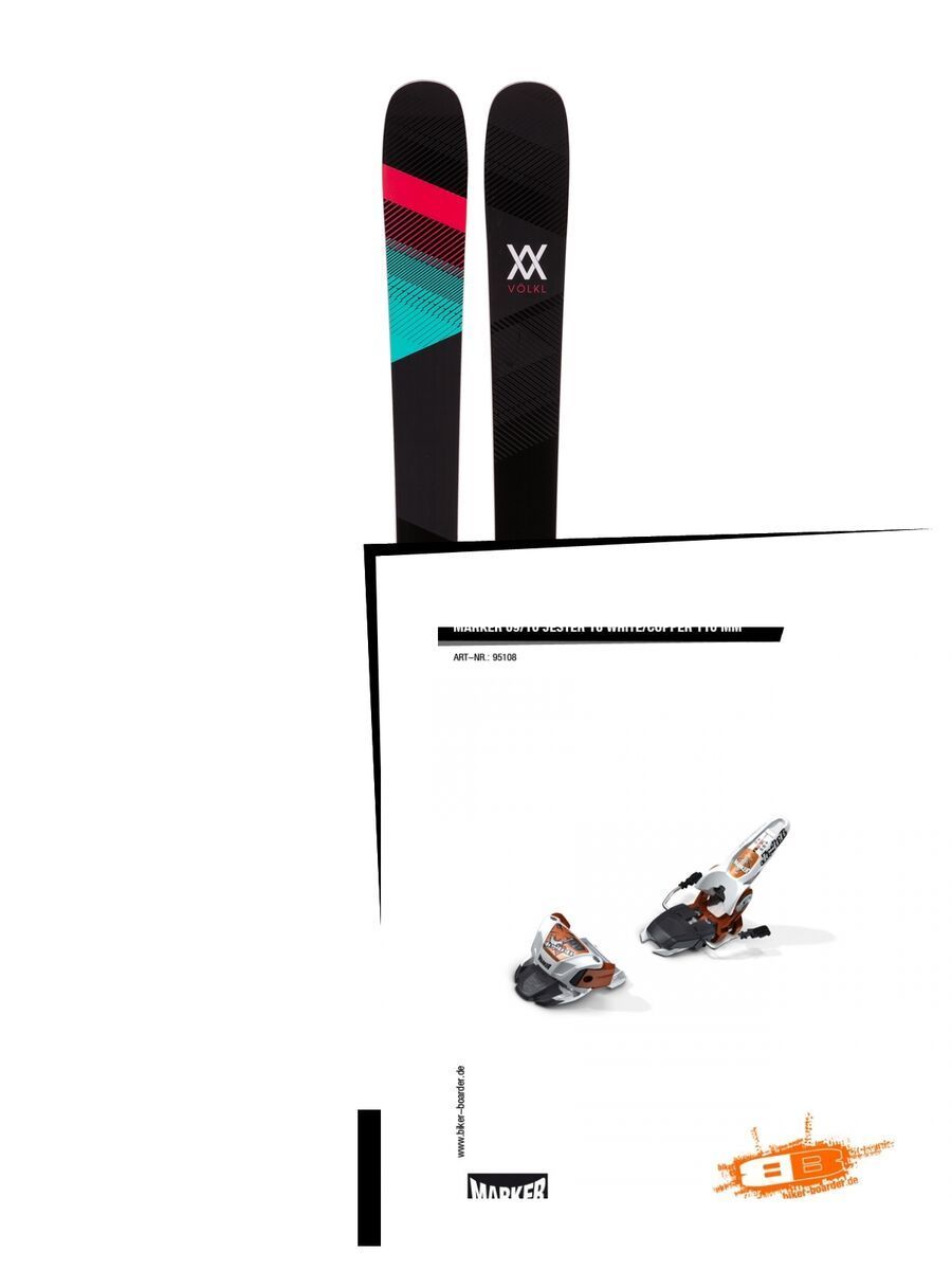 Set: Völkl Kenja 2017 + Marker Jester 16 (95108S) - Bild 1