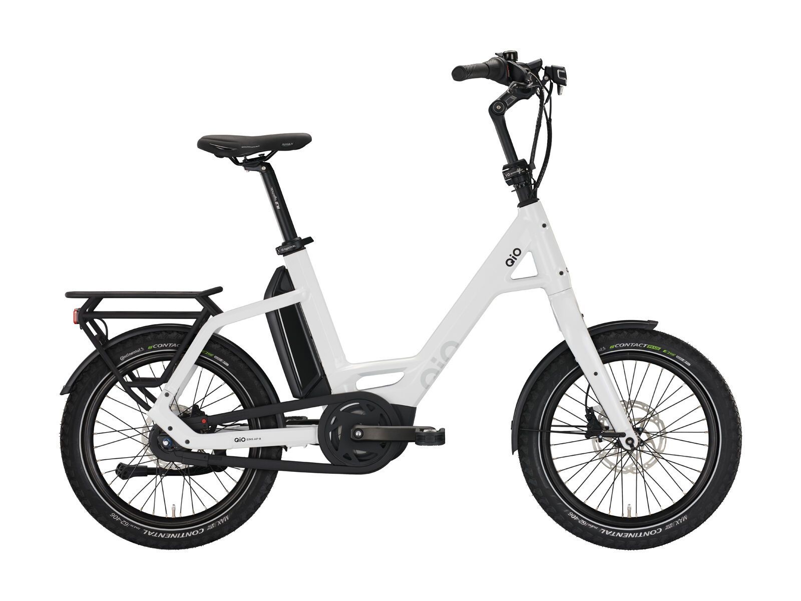 QiO Eins AP-8 mit Rücktrittbremse, crystal white matt - Bild 1