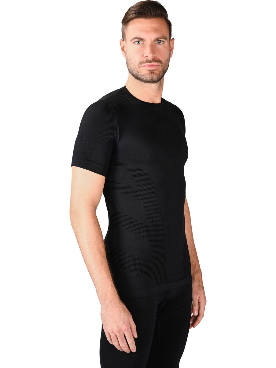Iron-ic Techno Fleece Short-Sleeve T-Shirt Thermic - Man, black - Bild 4