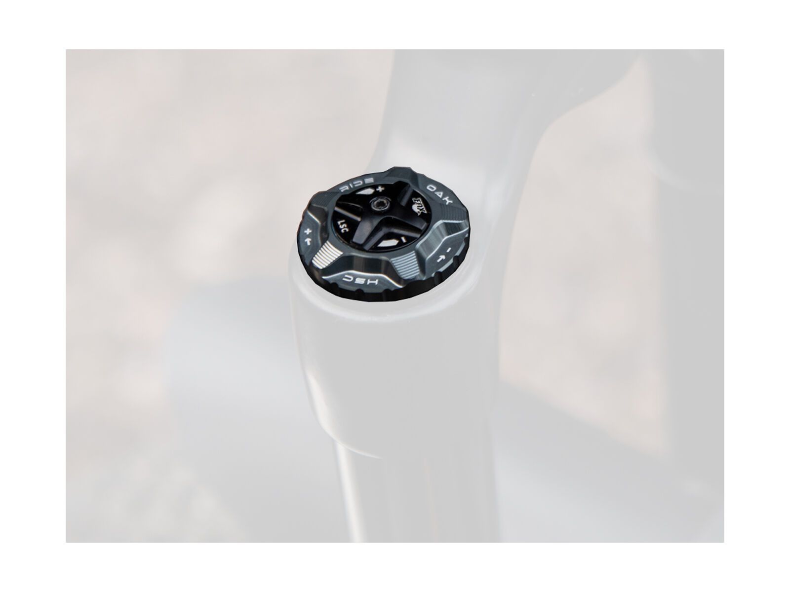 OAK Components Forkcap HSC für Fox 34, 36, 38, 40, lunargrey - Bild 1