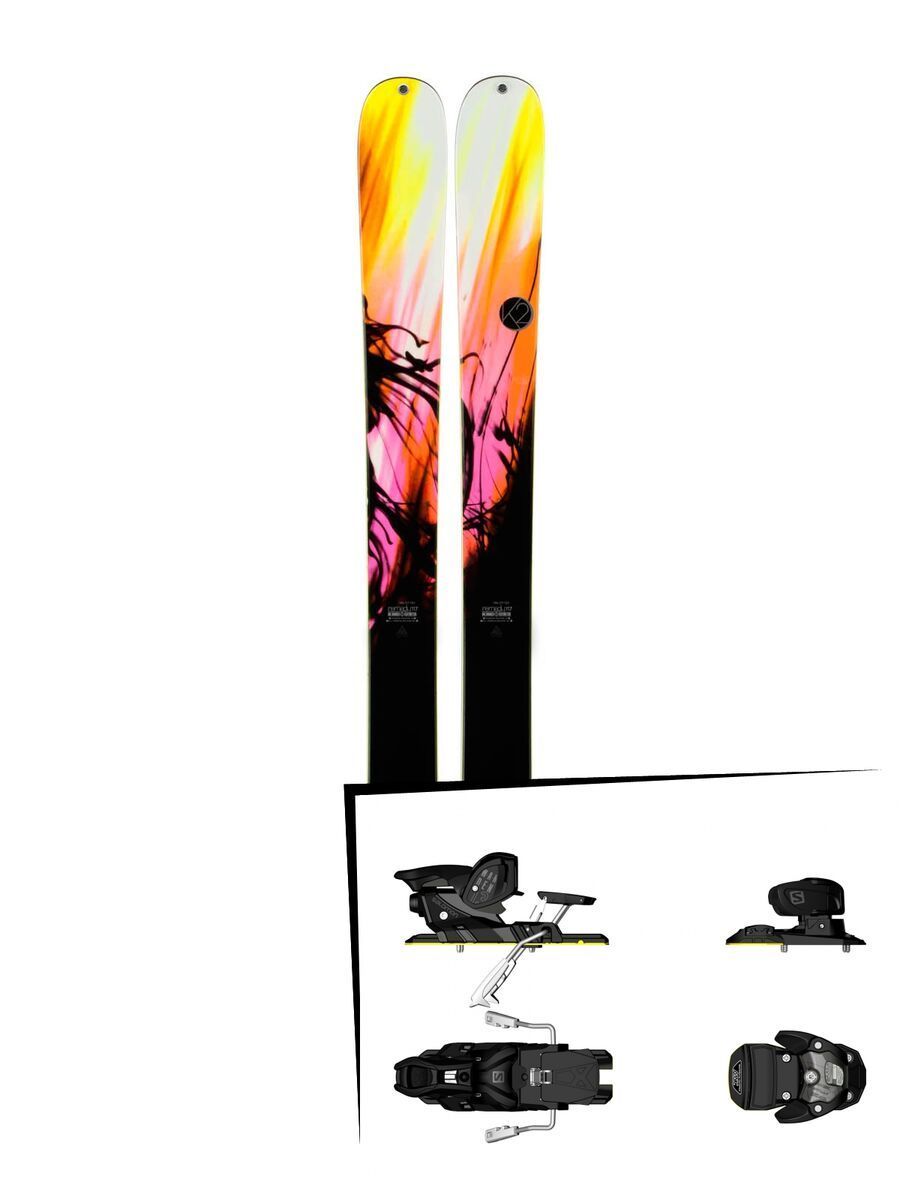 K2 SKI Set: Remedy 117 2014 + Salomon Warden MNC 13 - Bild 1