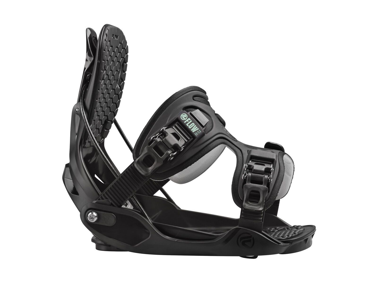 Set: Ride Saturday 2017 + Flow Haylo 2016, black - Snowboardset - Bild 3