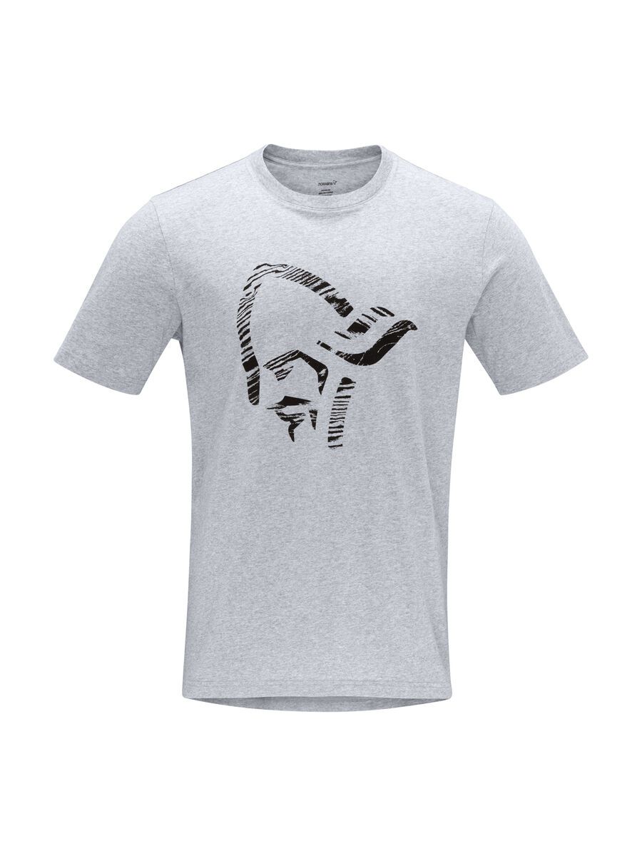 Norrona /29 cotton wood viking T-Shirt M's, grey melange - Bild 1