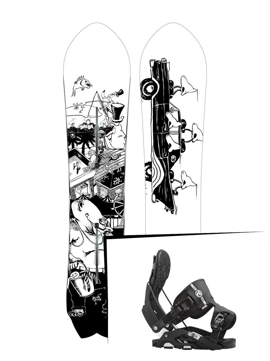 Set: Burton Fish 2017 + Flow Nexus (1513157S) - Bild 1