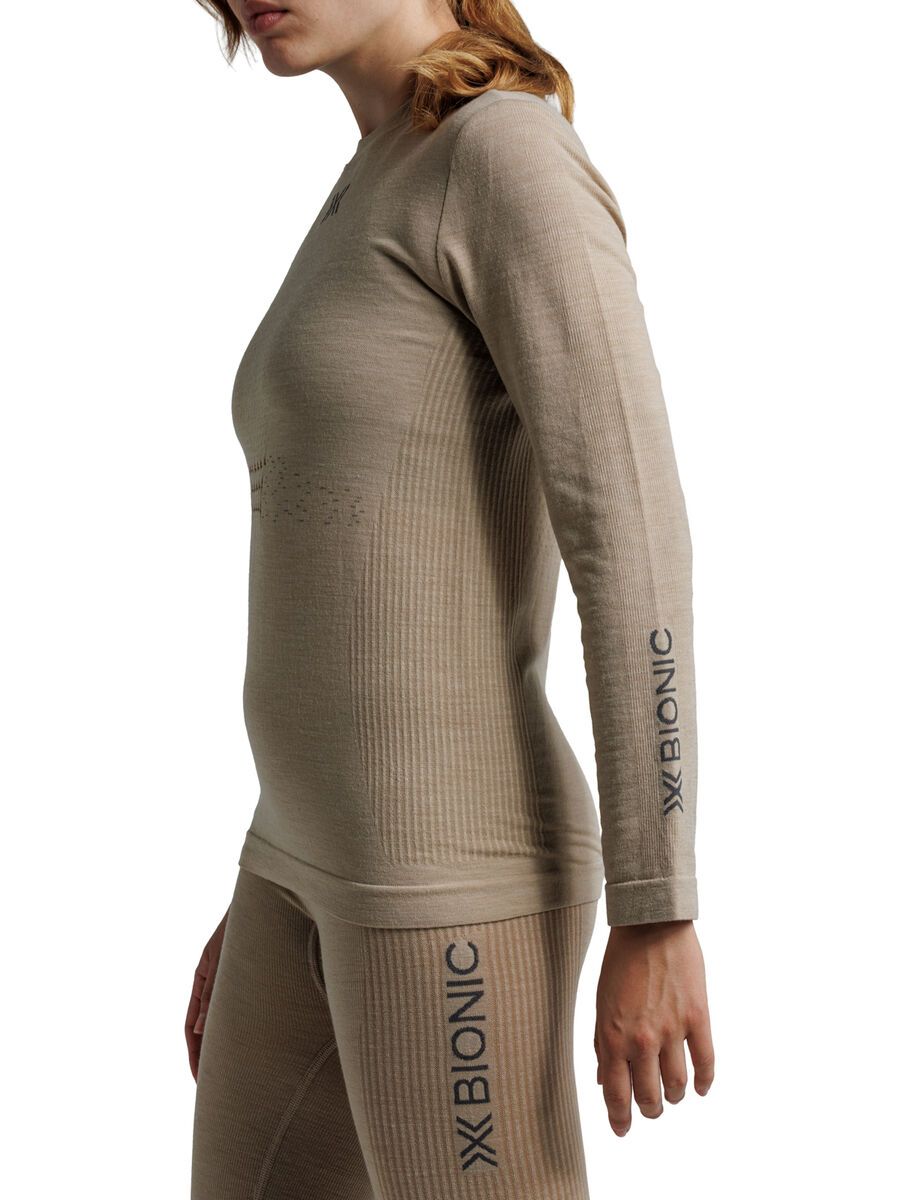 X-Bionic Mightywool Shirt LS Wmn, sand - Bild 14