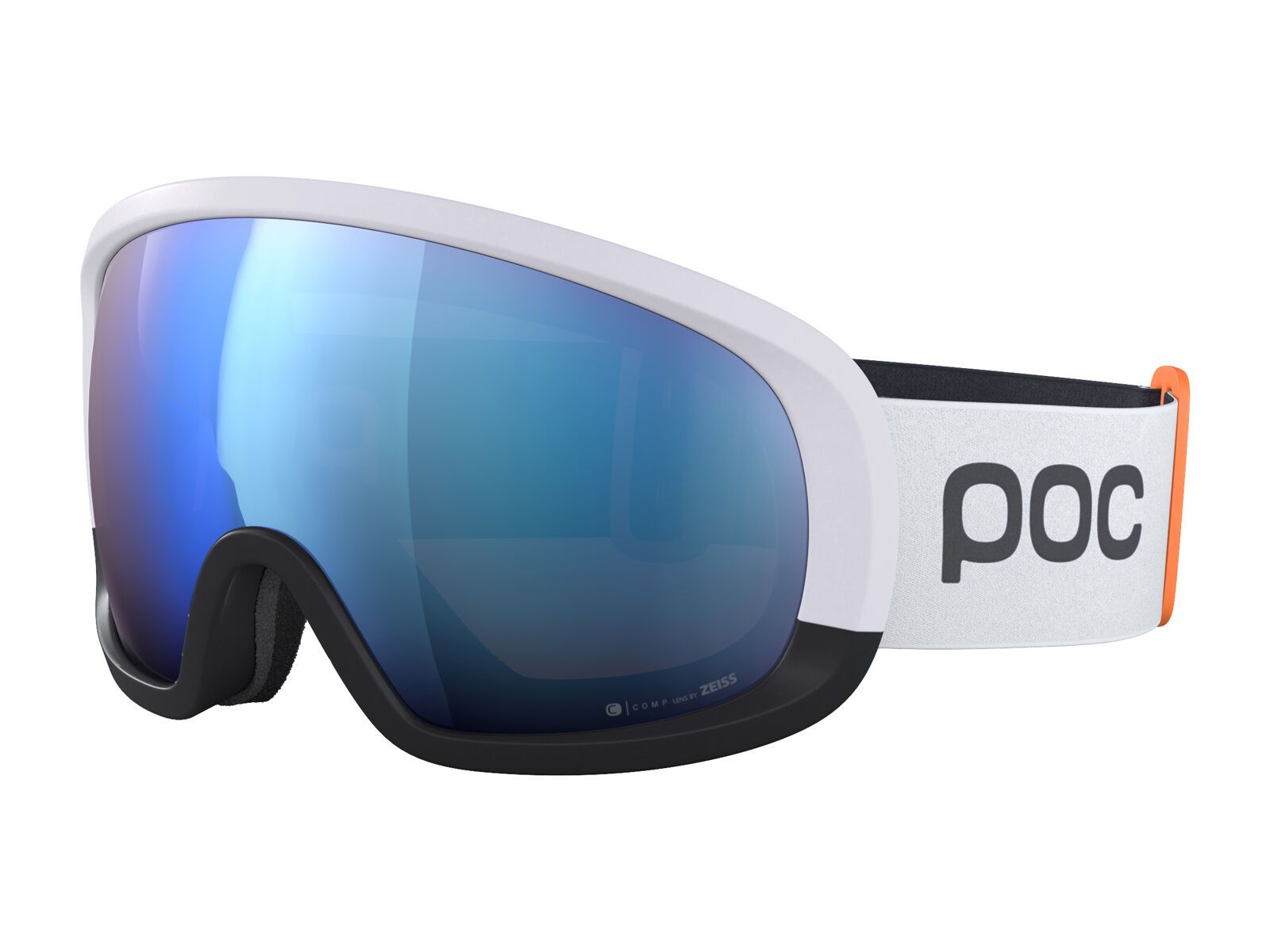 POC Fovea Mid Race Clarity Hi. Int. Partly Sunny Blue, hydrog. white/urani. black - Bild 1