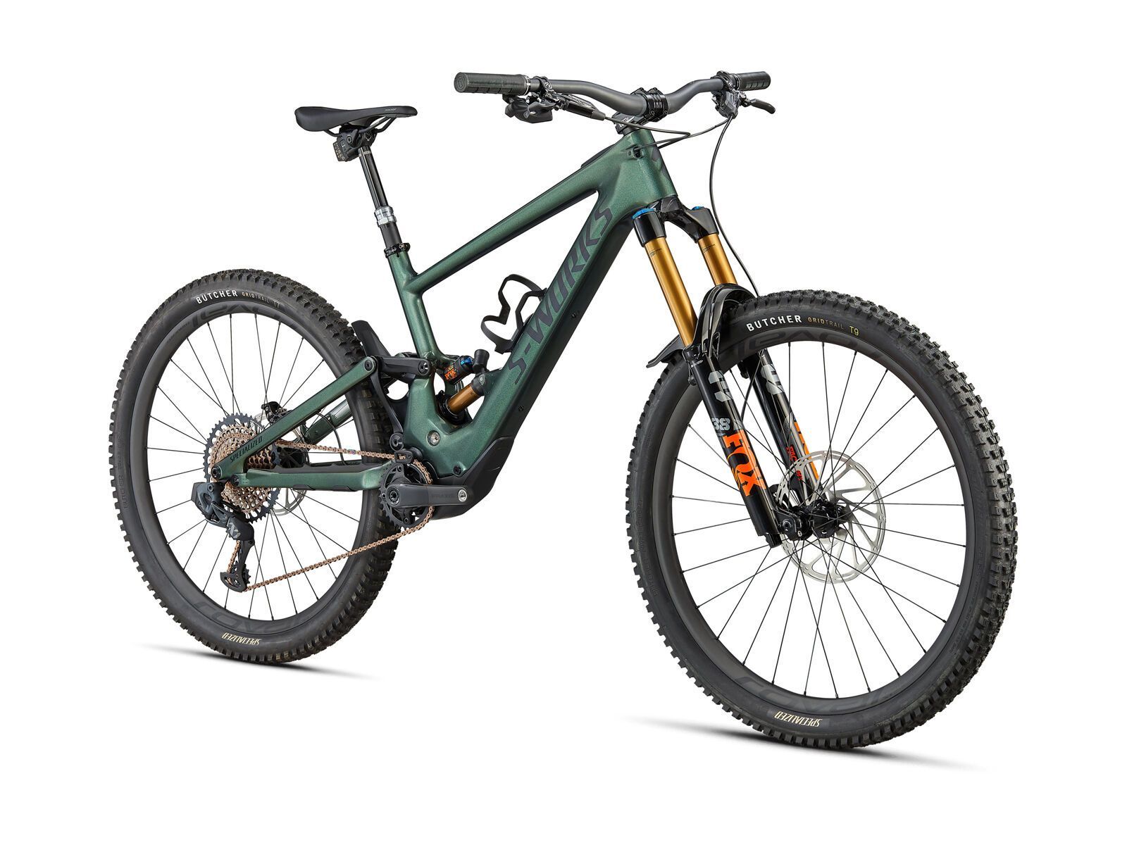 Specialized S-Works Turbo Kenevo SL, oak green metallic/black - Bild 2