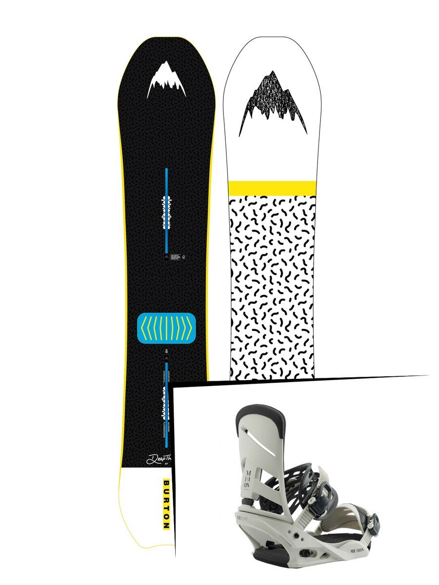 Set: Burton Deep Thinker 2019 +  Mission (2218399S) - Bild 1