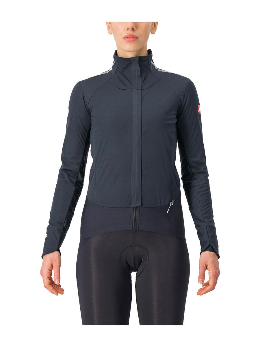 Castelli Alpha Doppio RoS W Jacket, light black/silver reflex-dark - Bild 1