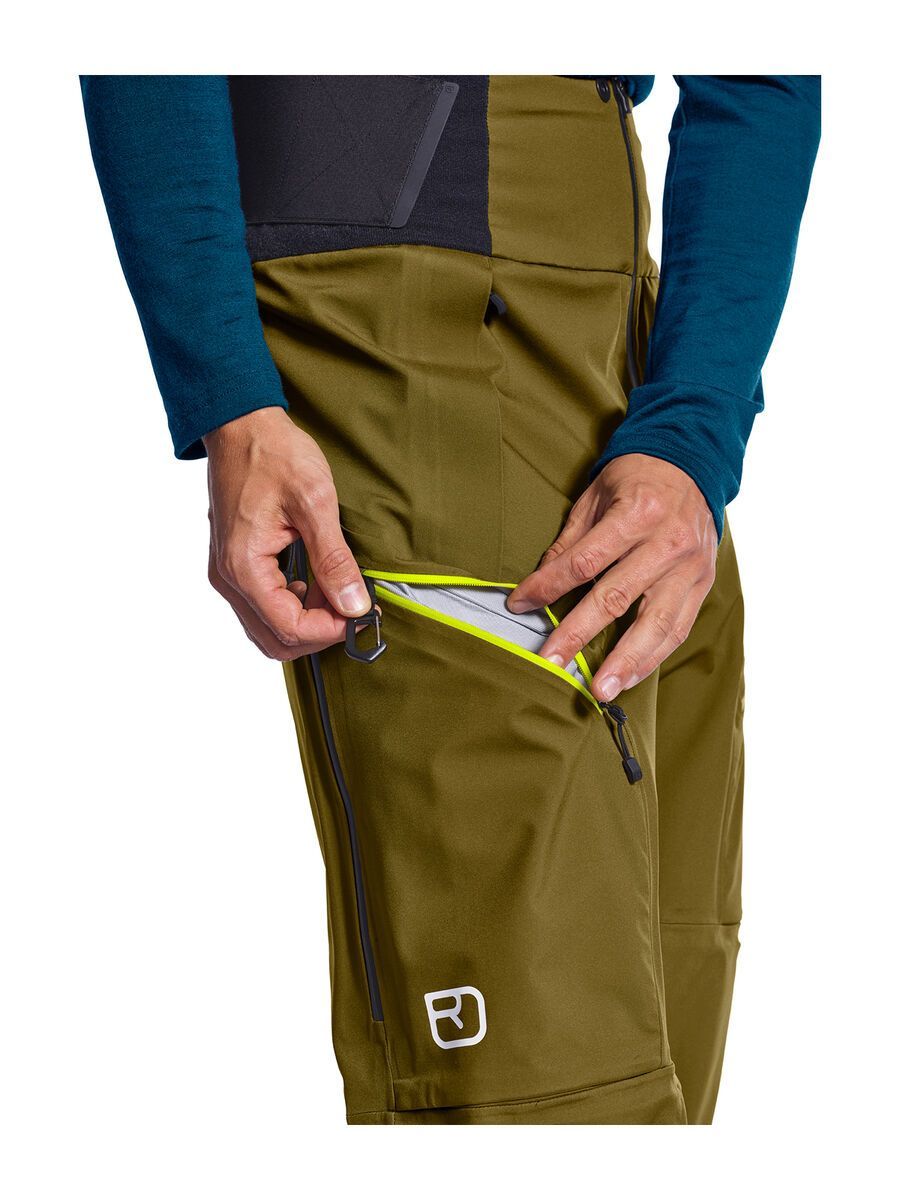 Ortovox 3L Guardian Shell Pants M, green moss - Bild 4