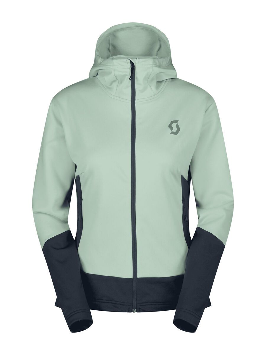 Scott Defined Mid Zip Women's Hoody, fresh green/dark blue - Bild 1