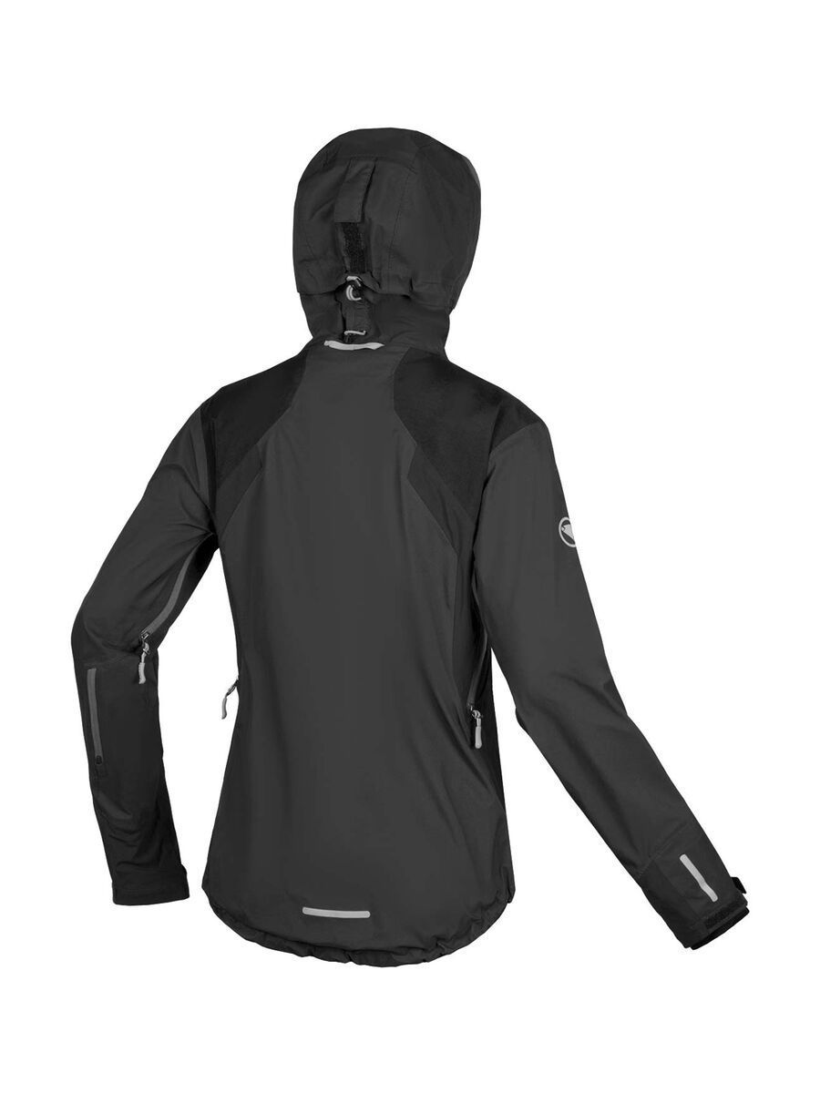 Endura Wms MT500 Waterproof Jacket II, schwarz - Bild 2