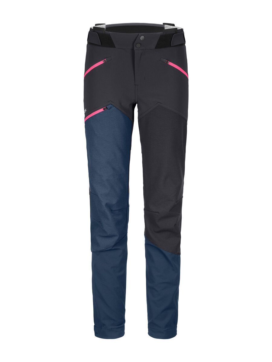 Ortovox Westalpen Softshell Pants W, black raven - Bild 1