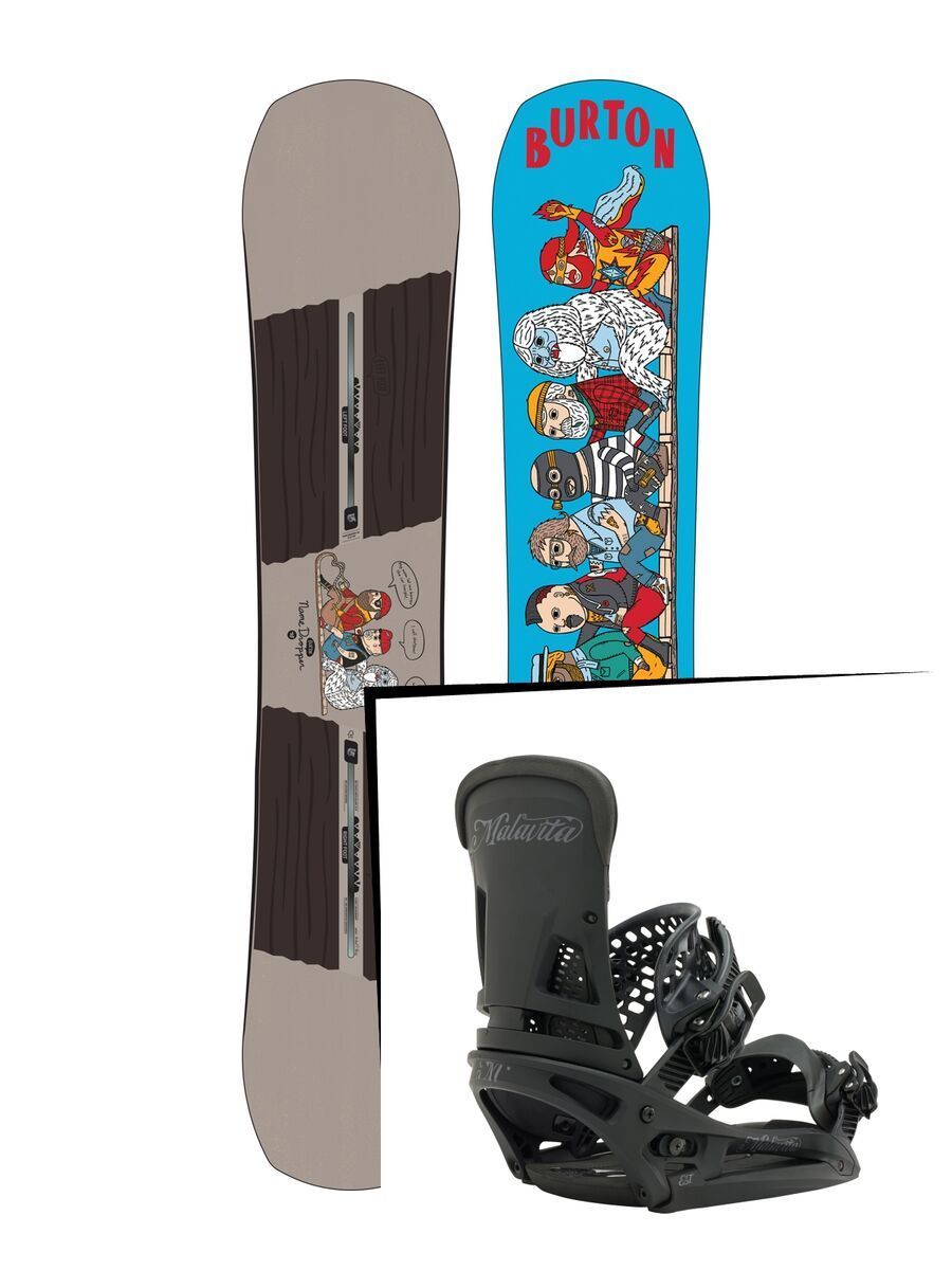 Burton Set: Name Dropper 2016 + Burton Malavita EST - Bild 1
