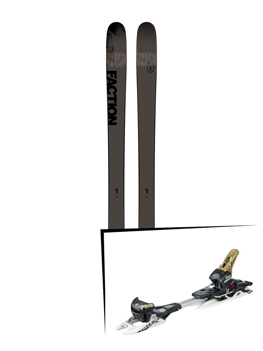 Set: Faction Dictator 2.0 2019 + Fritschi Diamir Freeride Pro schwarz/oliv - Bild 1