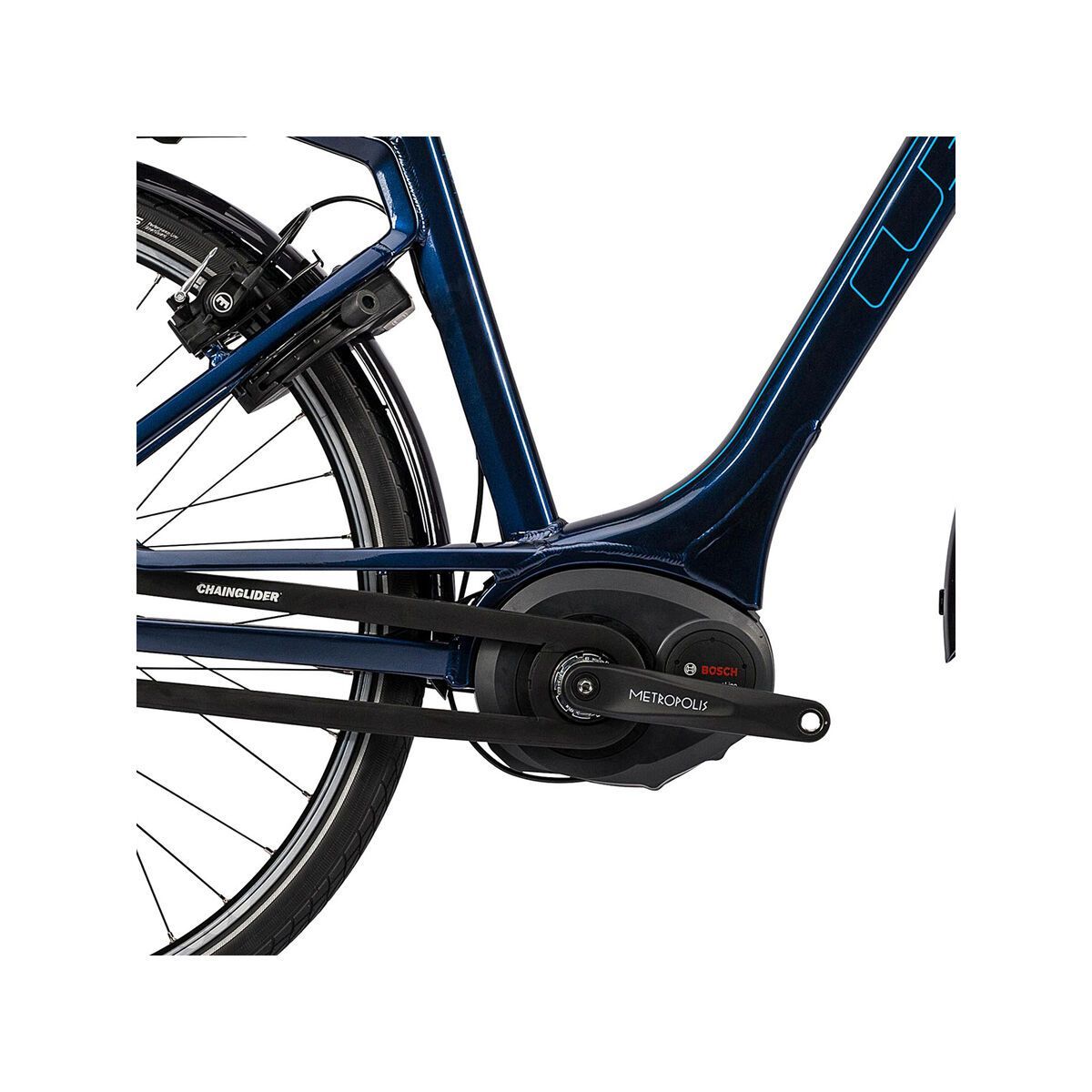 Cube Travel Hybrid Pro 400 Easy Entry, darkblue´n´flashblue - Bild 3