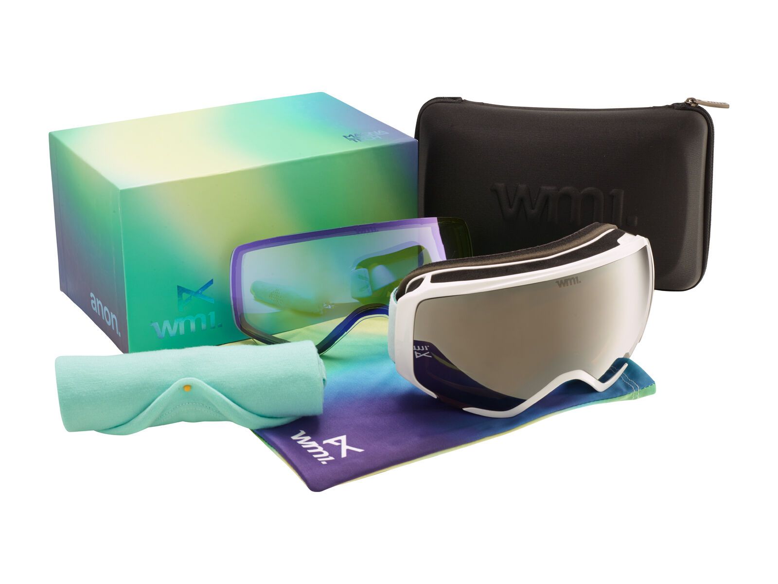 Anon WM1 Goggle MFI, white/Lens: silver solex - Bild 5