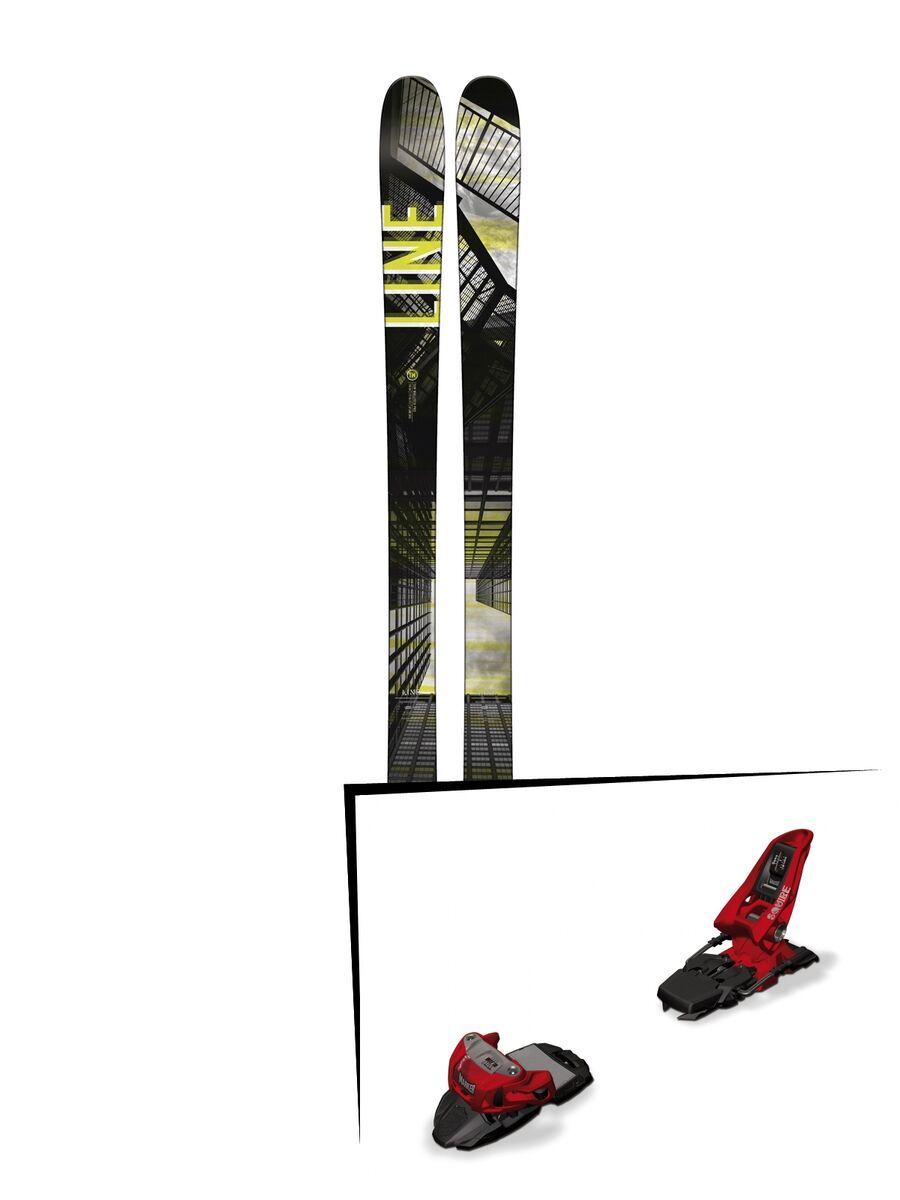 Set: Line Tom Wallisch Pro 2018 + Marker Squire 11 red - Bild 1