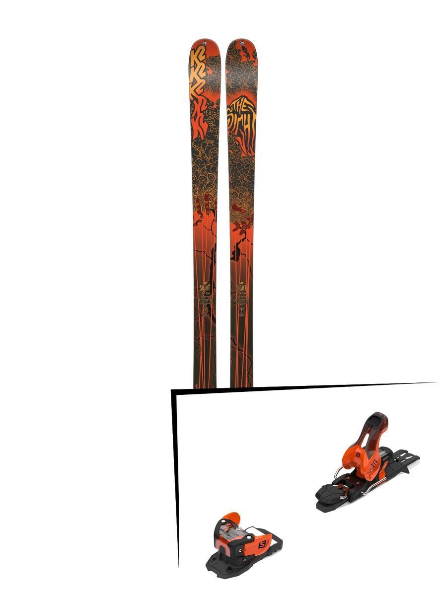 Set: K2 SKI Sight 2019 + Salomon Warden 11 orange/black - Bild 1