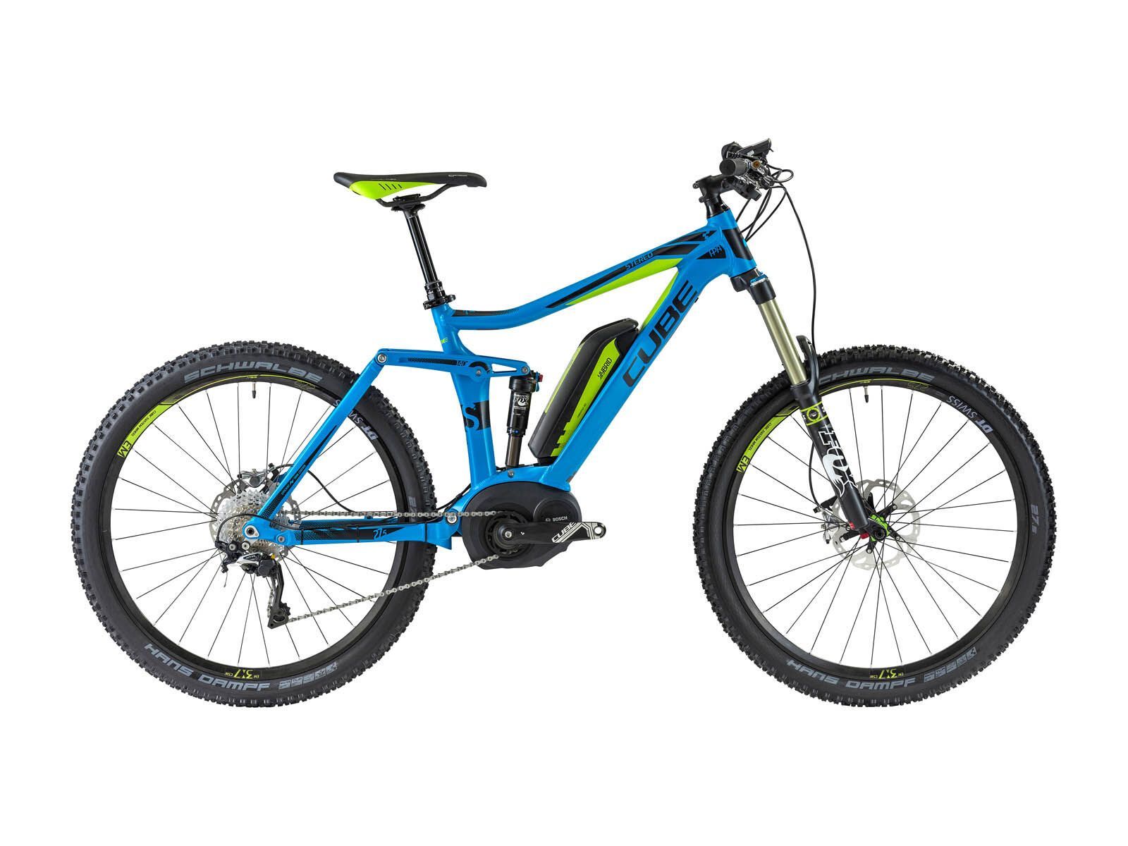 Cube Stereo Hybrid 140 SL 27.5, blue/lime - Bild 1