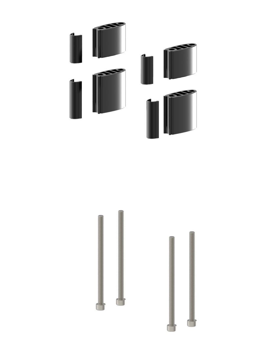 Scott Plasma 5 Aero Spacers + Covers + Bolts, black - Bild 1