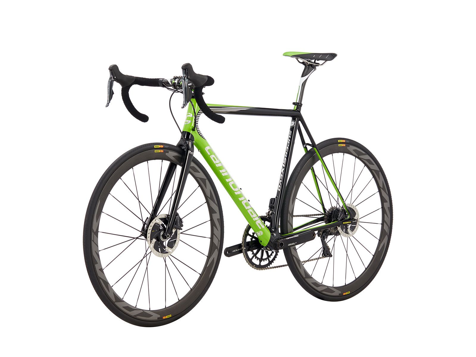 Cannondale SuperSix Evo Hi-Mod Disc Team Di2, cannondale green w/ jet black and chrome - gloss (rep) - Bild 3