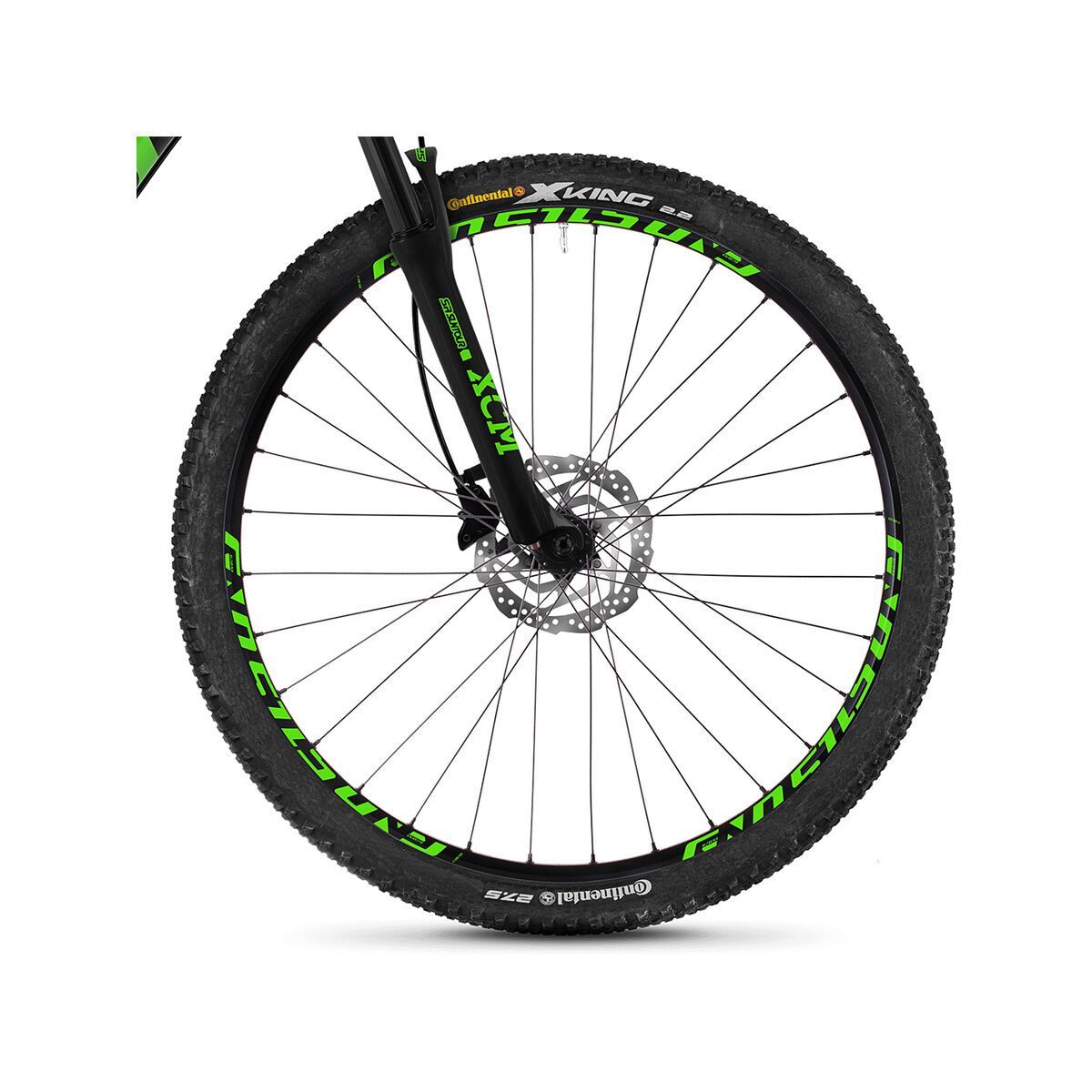 Ghost Kato 4.7 AL, night black/riot green - Bild 3