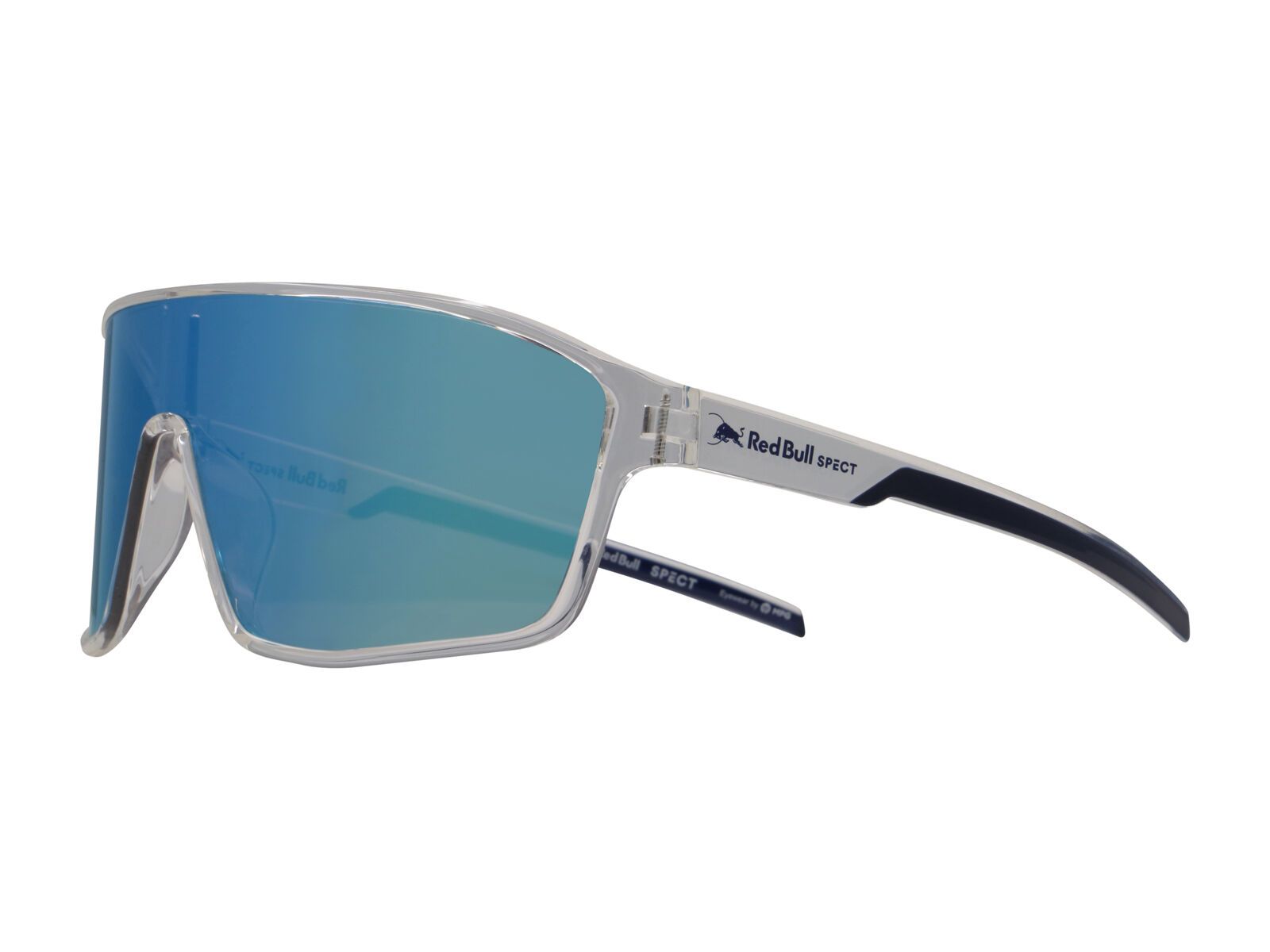 Red Bull Spect Eyewear Daft, Smoke/Blue Mirror / shiny x’tal clear - Bild 4