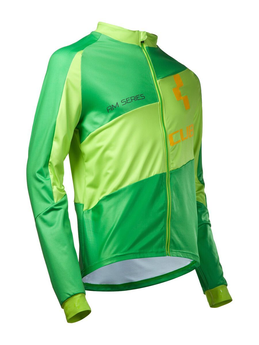 Cube AM Trikot langarm, green´n´lime - Bild 1