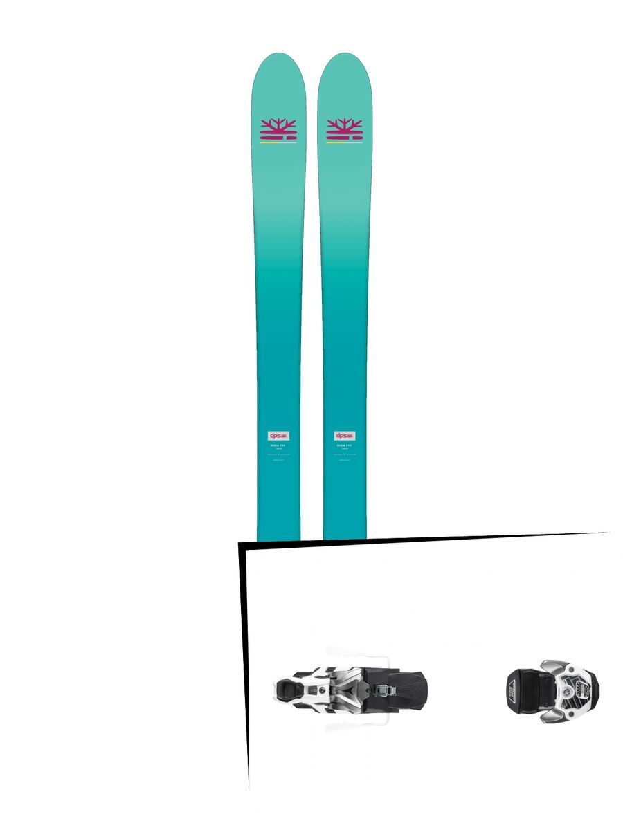 Set: DPS Skis Nina F99 Foundation 2018 + Atomic Warden MNC 13 gun metal/white - Bild 1