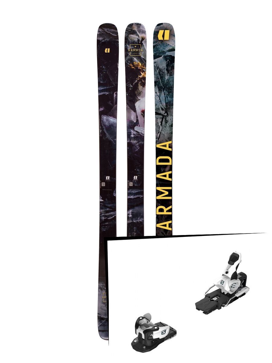 Set: Armada Arw 86 2019 + Salomon Warden MNC 13 white/black - Bild 1