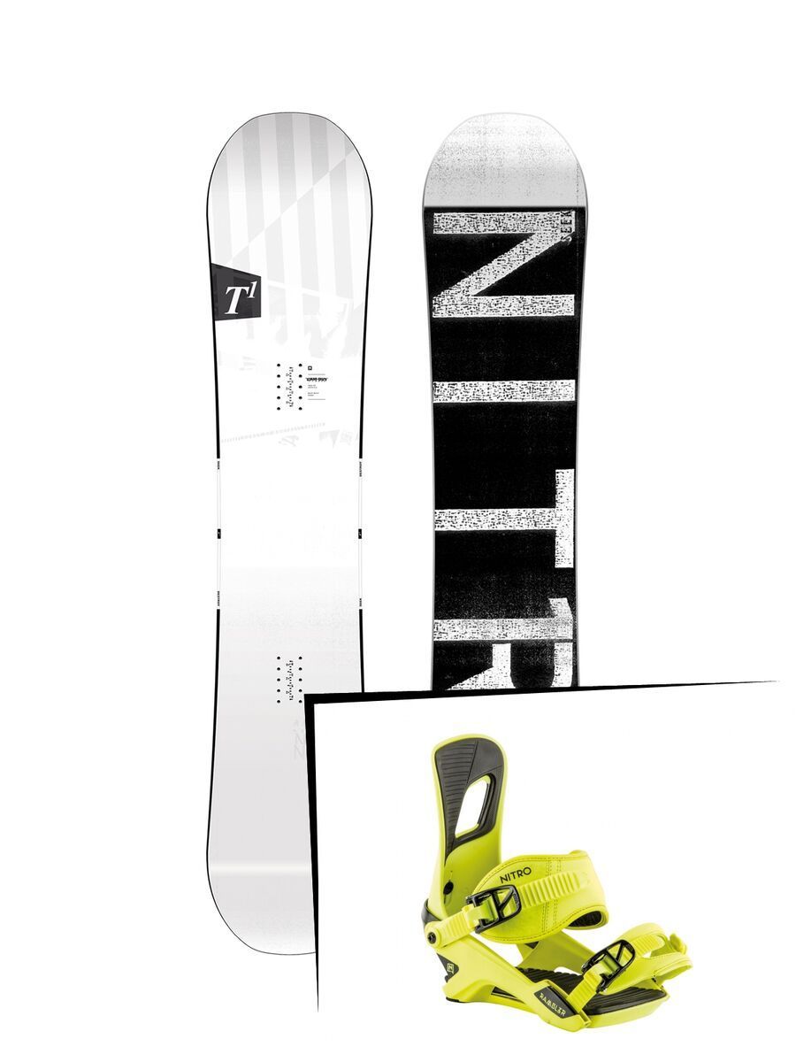 Set: Nitro T1 Wide 2019 + Nitro Rambler muted brights series toxic - Bild 1