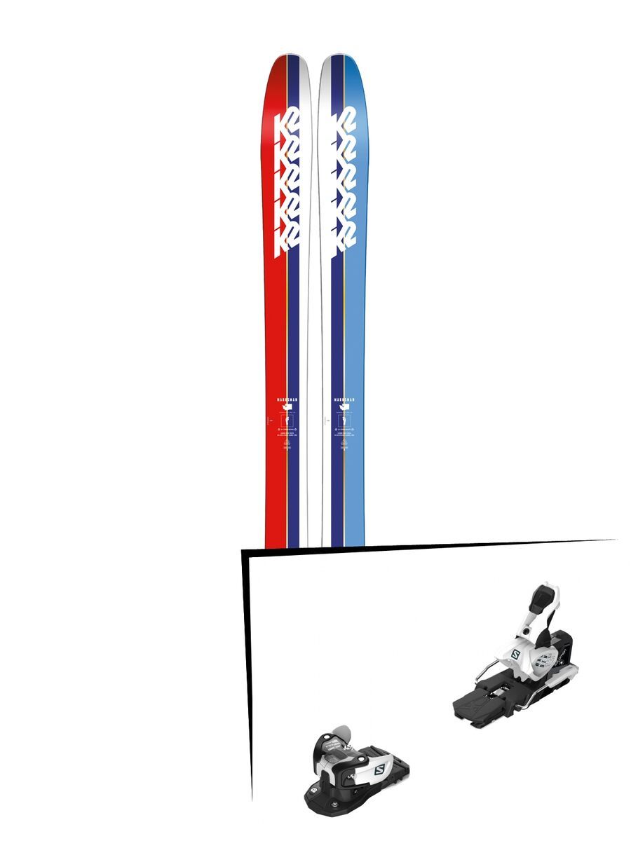 Set: K2 SKI Marksman 2019 + Salomon Warden MNC 13 white/black - Bild 1