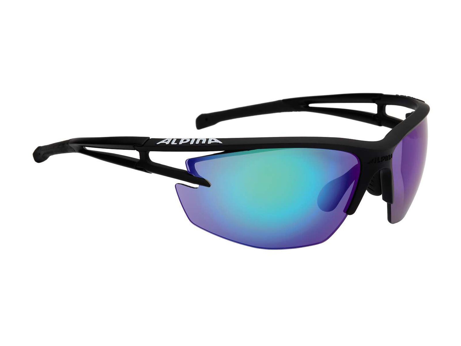 Alpina Alpina Eye-5 HR CM+, black matt/Lens: ceramic mirror green - Bild 1