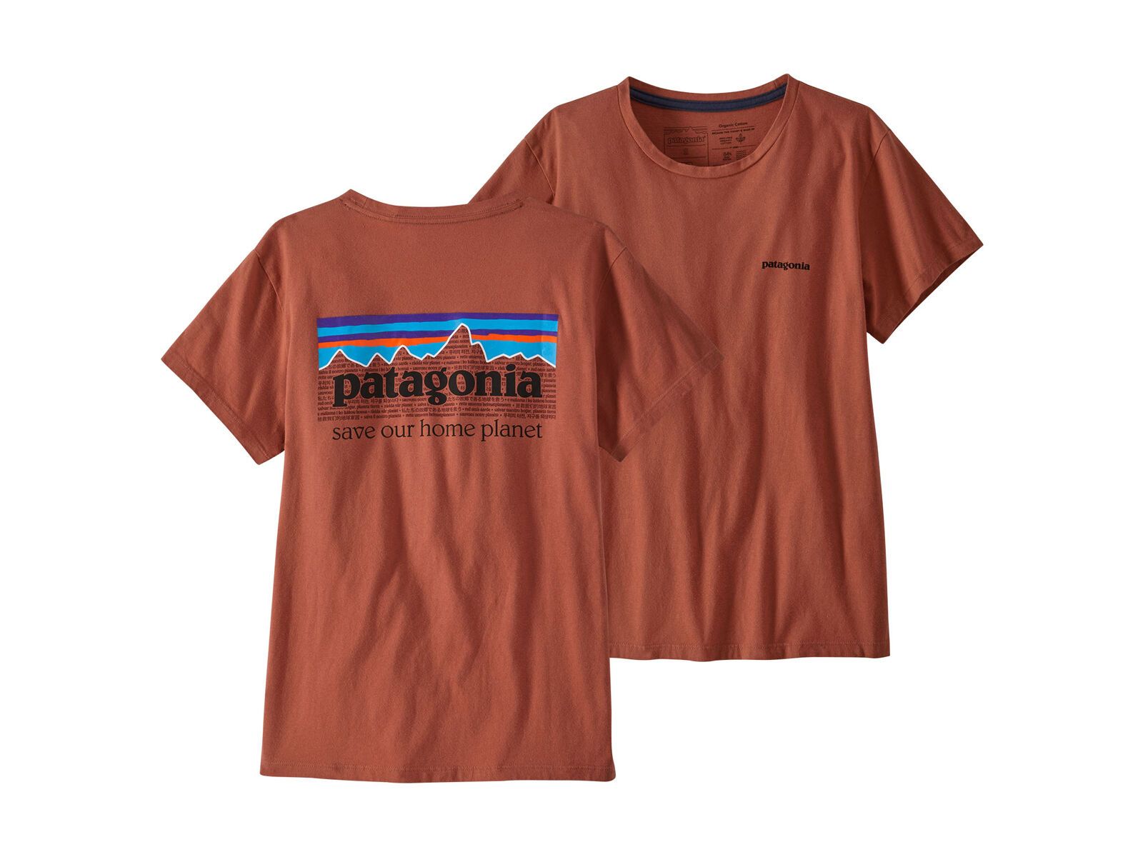 Patagonia Women's P-6 Mission Organic T-Shirt, burl red - Bild 1