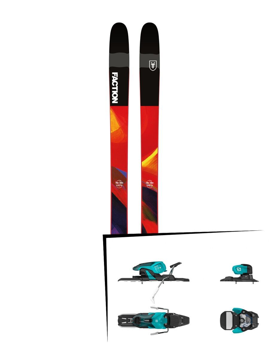Set: Faction Prodigy 2.0 2019 + Salomon Warden 11 turquoise/black - Bild 1