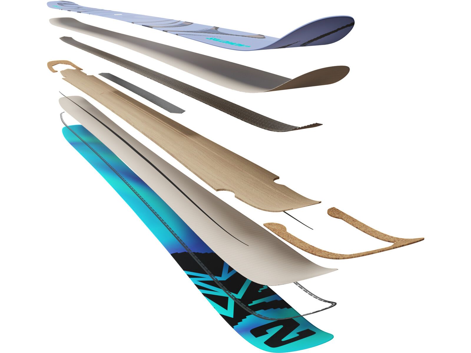 Salomon QST 100, cosmic sky/dark grey/neon blue - Bild 8