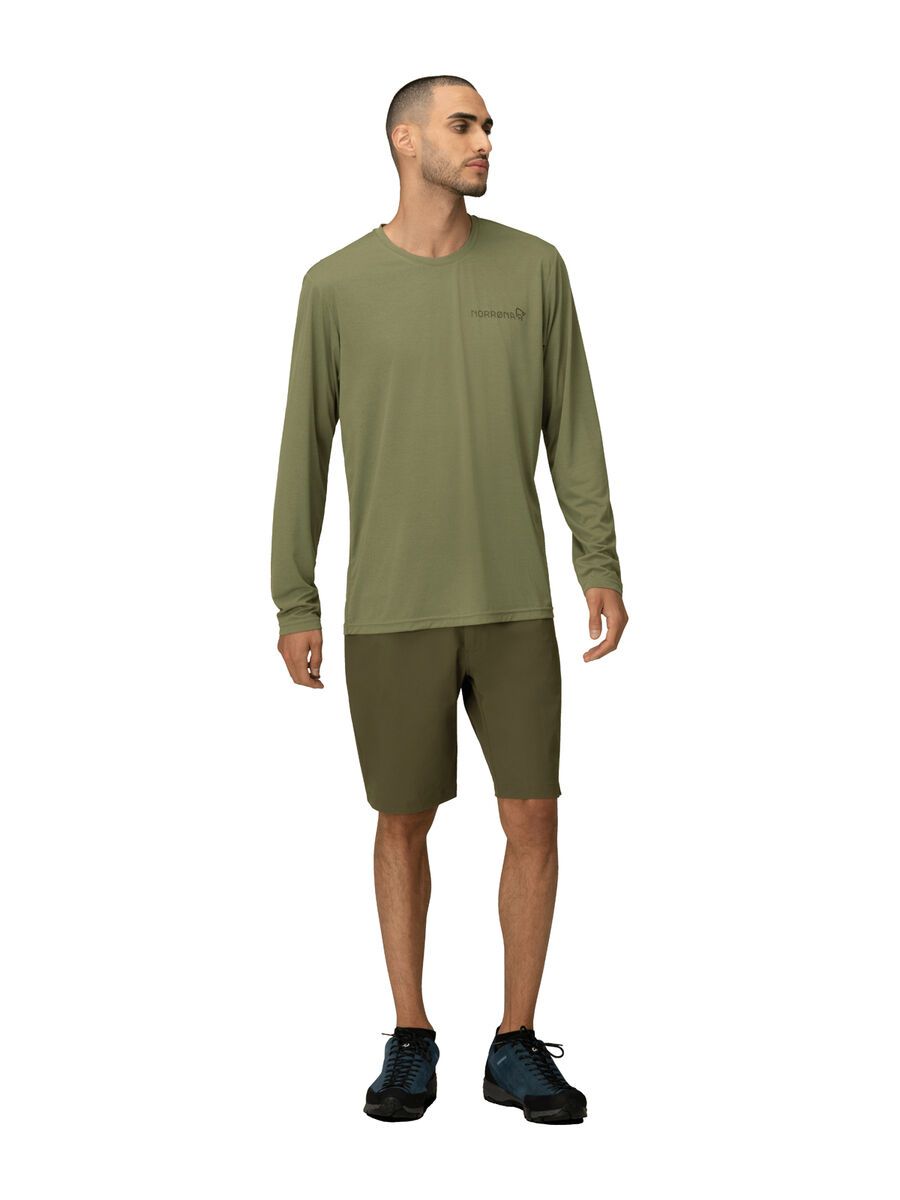 Norrona femund tech Long sleeve M's, loden green - Bild 3