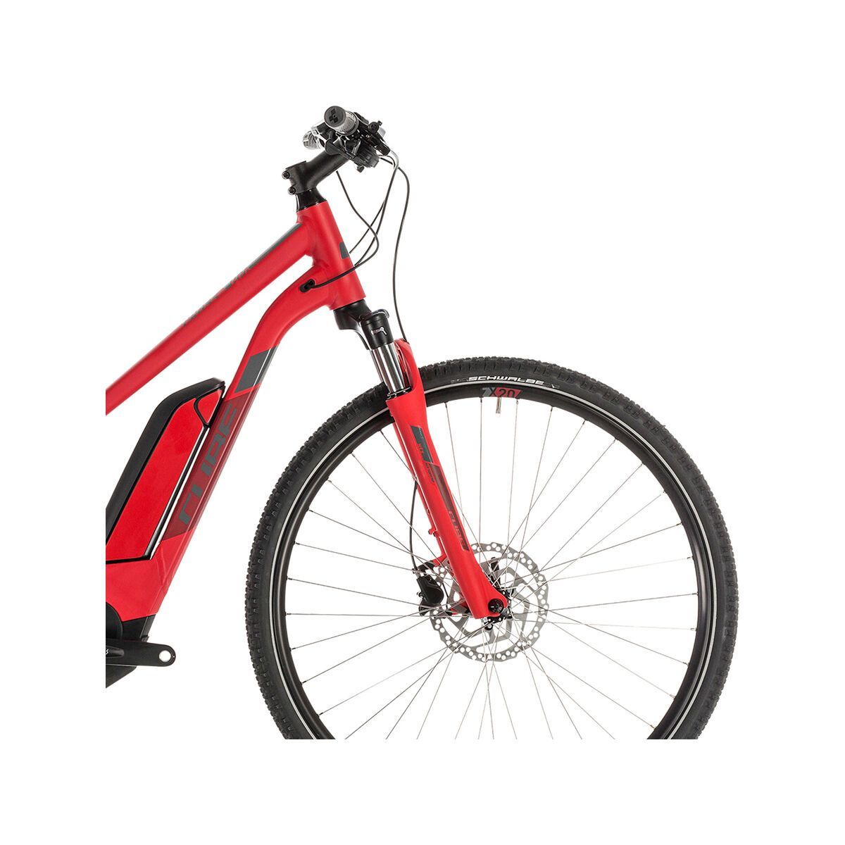 Cube Cross Hybrid Pro 400 Trapeze, red´n´grey - Bild 6