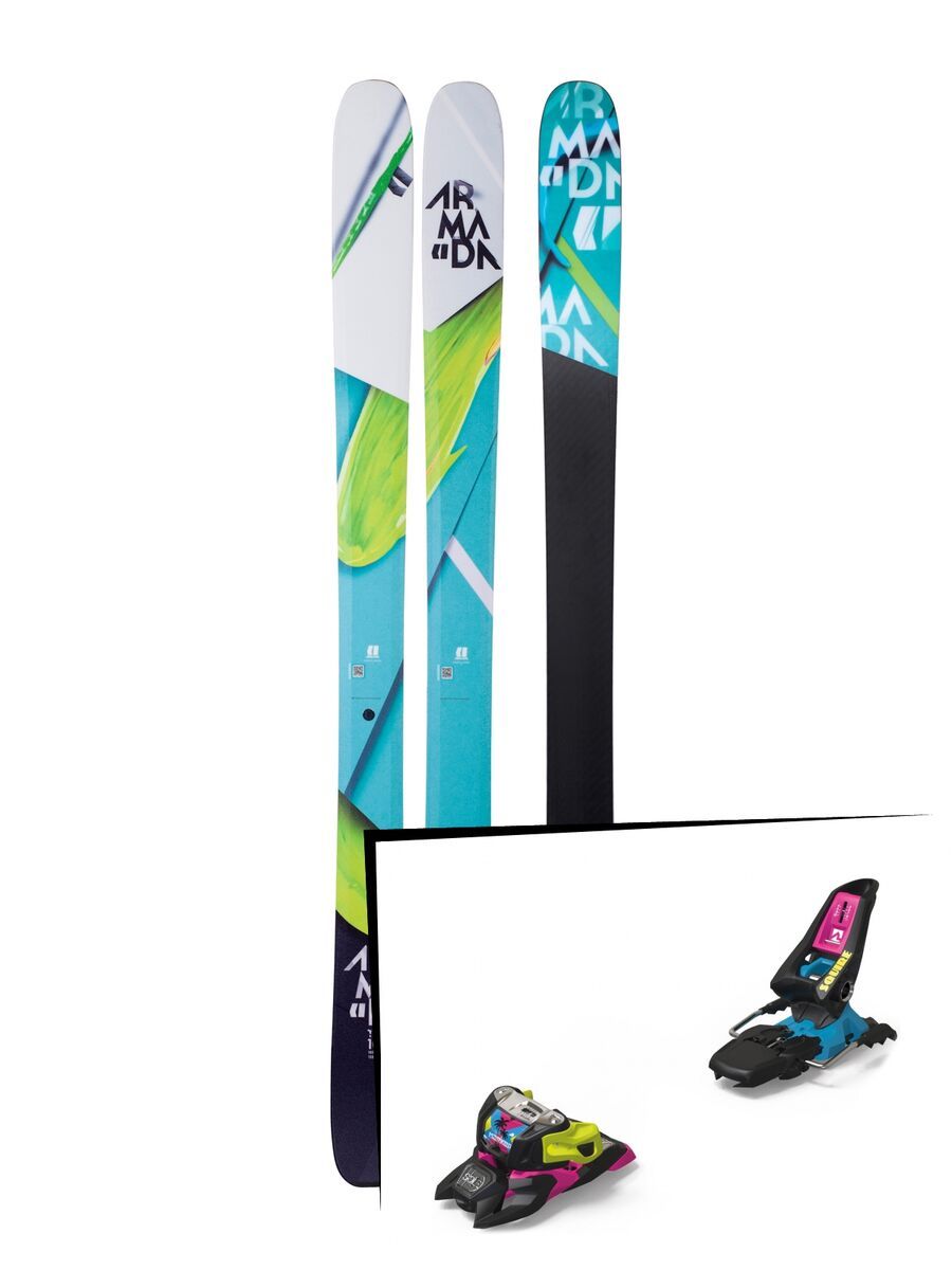 Set: Armada Trace 108 2018 + Marker Squire 11 ID black/pink/blue - Bild 1