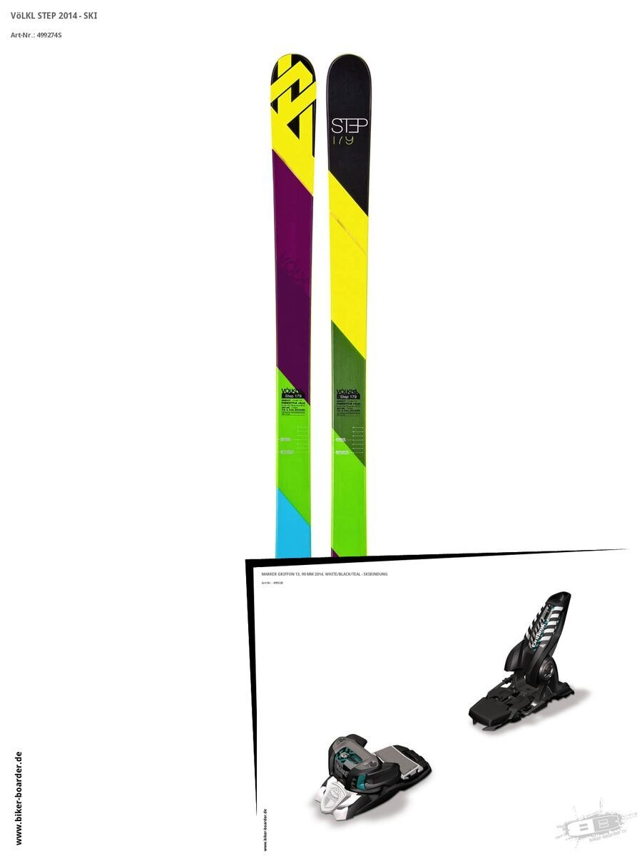 Völkl Set: Step 2014 + Marker Griffon 13 - Bild 1
