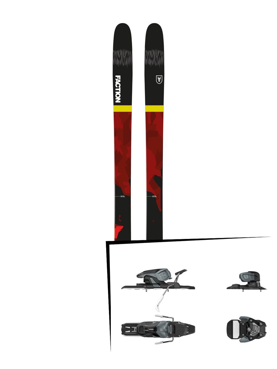 Set: Faction Prodigy 1.0 2018 + Salomon Warden 11 dark grey/black - Bild 1